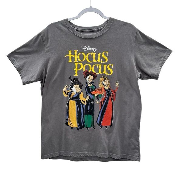 Disney Hocus Pocus Crewneck T-Shirt XL Sanders Sisters Graphic Short Sleeve - Picture 1 of 6